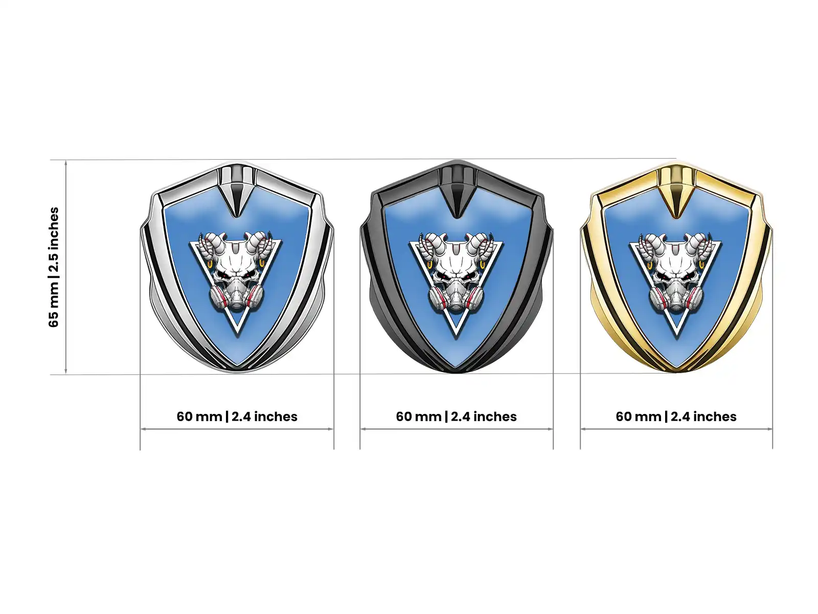 Custom Car Badge Tuning Style Shiny Custom
